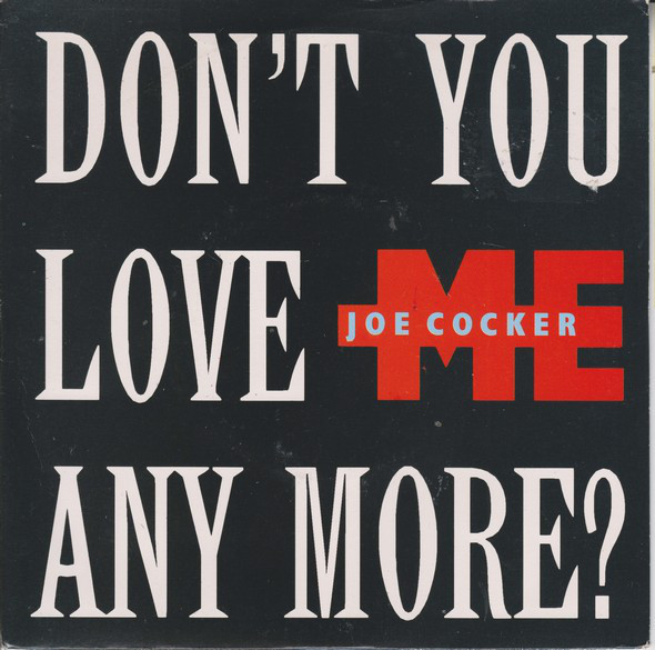 Joe Cocker - Don't You Love Me Any More - Used Vinyl Record 7" image 1