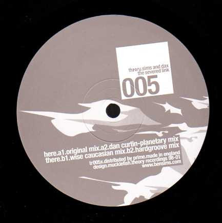 Sims & Dax - Severed Link - Vinyl Record 12" image 1