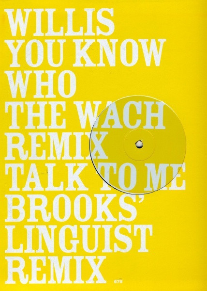 Willis - You Know Who / Talk To Me - Used Vinyl Record 12" image 1