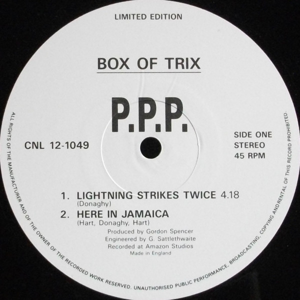 Box Of Trix - Lightning Strikes Twice - Used Vinyl Record 12" image 1