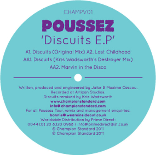 Poussez - Discuits EP - Vinyl Record 12" image 1