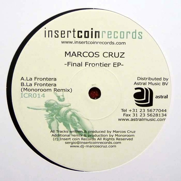 Marcos Cruz - Final Frontier EP - Vinyl Record 12" image 1