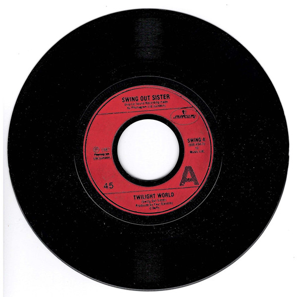 Swing Out Sister - Twilight World - Used Vinyl Record 7" image 1
