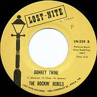 Rockin' Rebels - Wild Weekend / Donkey Twine - Used Vinyl Record 7" image 1
