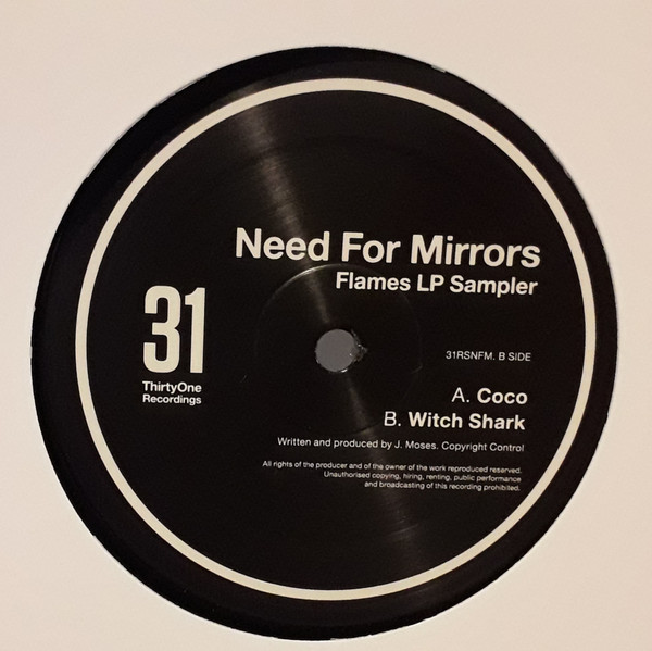 Need For Mirrors - Flames LP Sampler - Vinyl Record 12" image 1