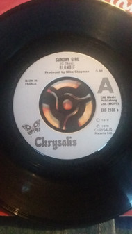 Blondie - Sunday Girl - Used Vinyl Record 7" image 1