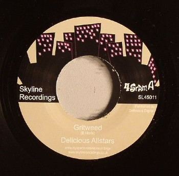 Delicious Allstars - Gritweed / Afrolatino - Vinyl Record 7" image 1