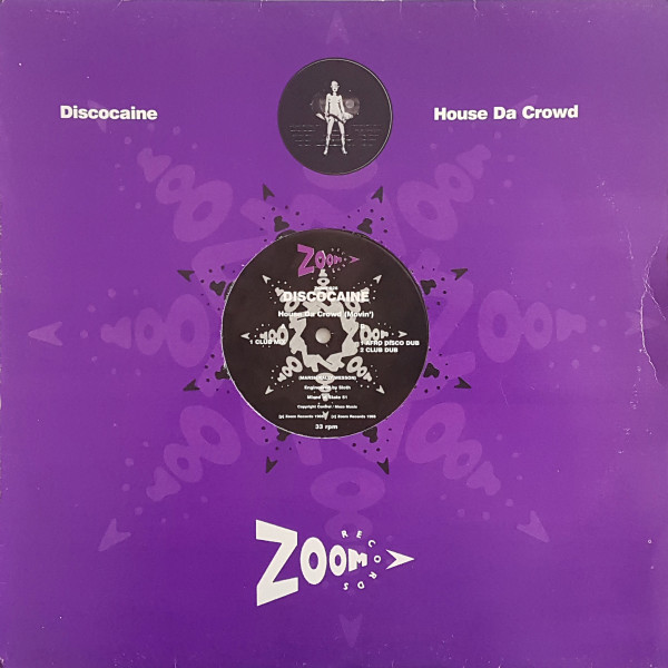 Discocaine - House Da Crowd (Movin') - Used Vinyl Record 12" image 1
