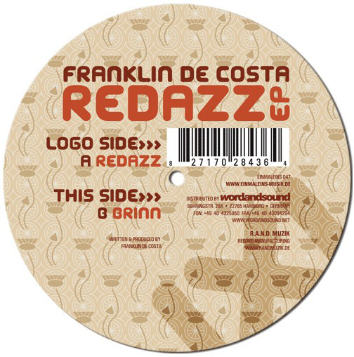 Franklin De Costa - Redazz E.P. - Vinyl Record 12" image 1