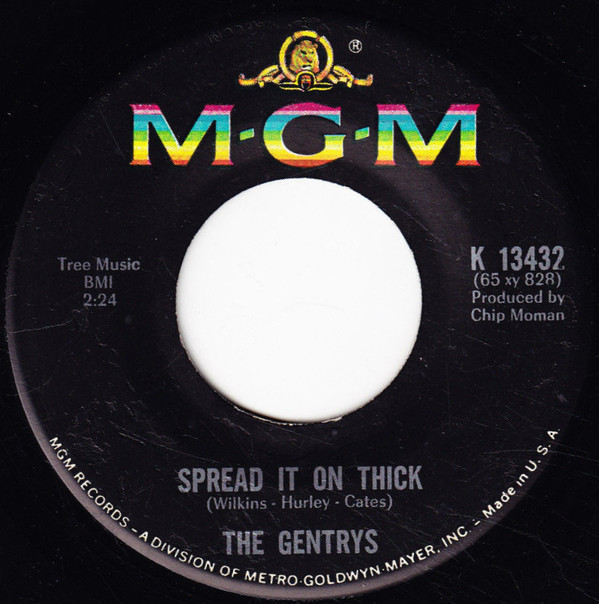 Gentrys - Spread It On Thick - Used Vinyl Record 7" image 1