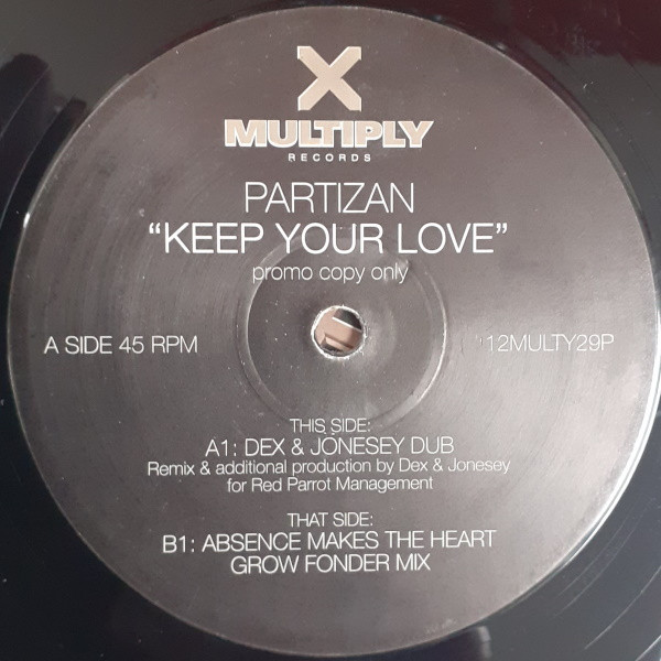 Partizan - Keep Your Love - Used Vinyl Record 12" image 1
