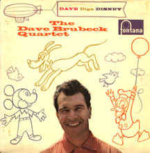 Dave Brubeck Quartet - Dave Digs Disney - Used Vinyl Record image 1