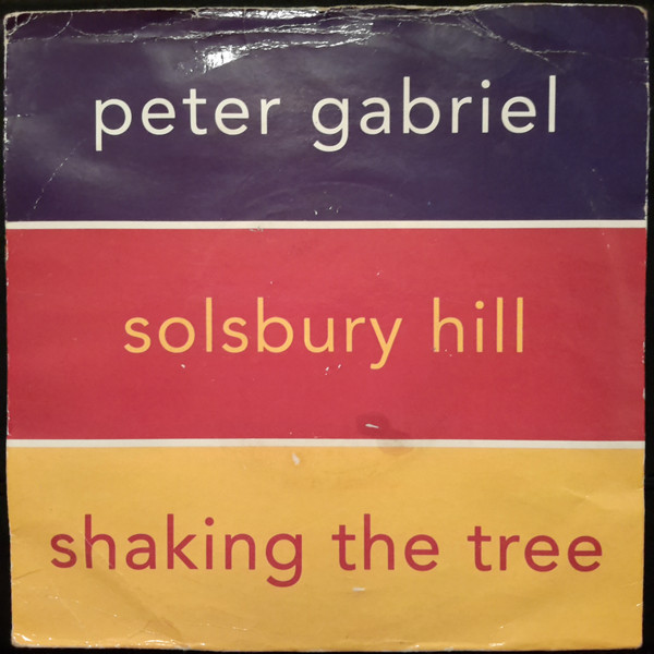 Peter Gabriel - Solsbury Hill / Shaking The Tree - Used Vinyl Record image 1