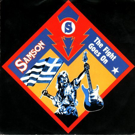 Samson - Fight Goes On - Used Vinyl Record 7" image 1