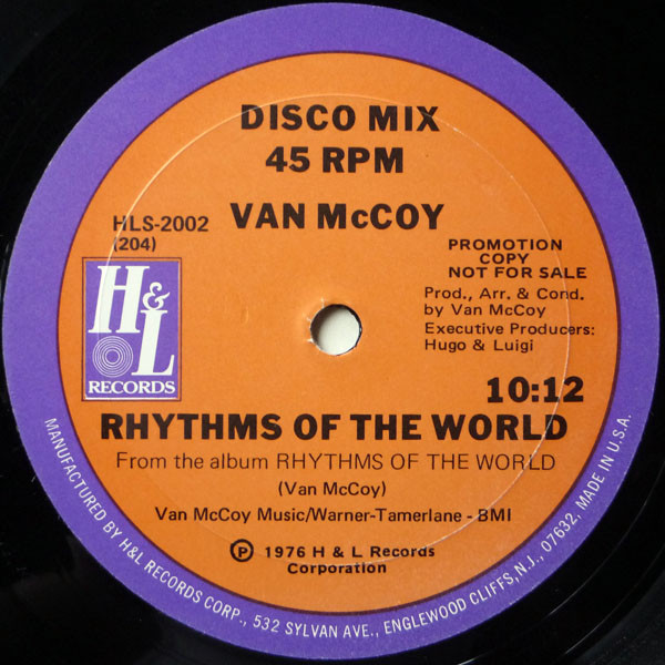 Van McCoy - Rhythms Of The World - Used Vinyl Record 12" image 1
