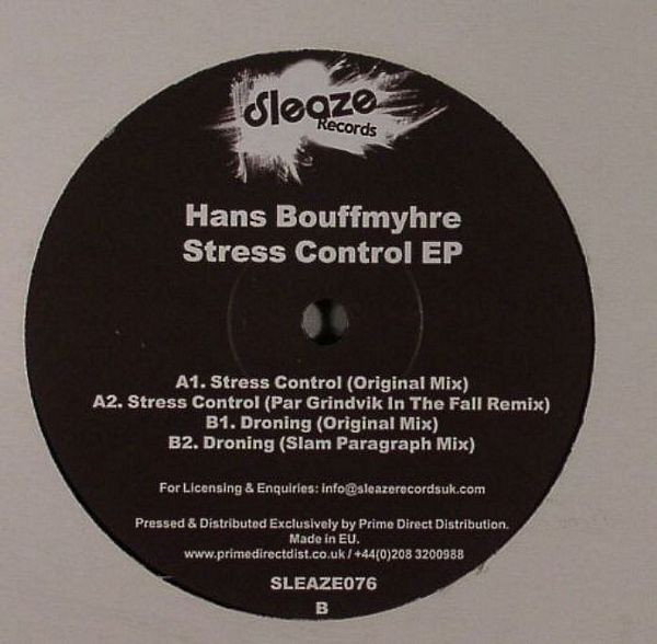 Hans Bouffmyhre - Stress Control EP - Vinyl Record 12" image 1