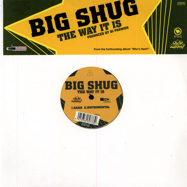 Big Shug - Way It Is - Used Vinyl Record 12" image 1