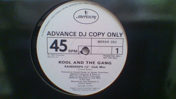 Kool & The Gang - Raindrops - The Blaze Remixes - Used Vinyl image 1