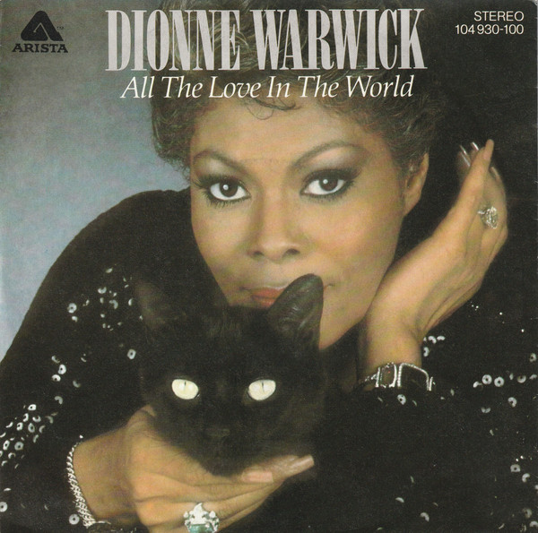Dionne Warwick - All The Love In The World - Used Vinyl Record 7" image 1