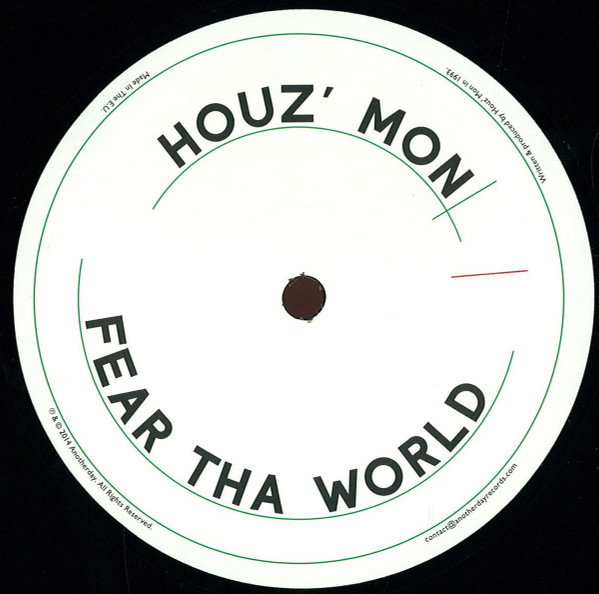 Houz' Mon - Fear Tha World - Vinyl Record 12" image 1