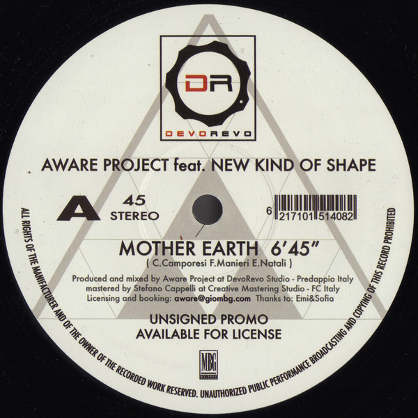Aware - Mother Earth / Deep Moon - Vinyl Record 12" image 1