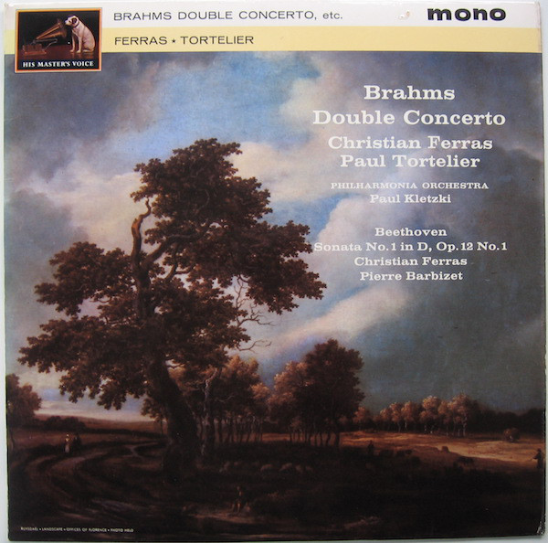 Christian Ferras - Brahms Double Concerto - Used Vinyl Record image 1