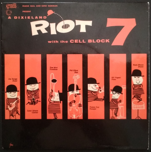 Cell Block 7 - Riot With - Used Vinyl Record 7" image 1