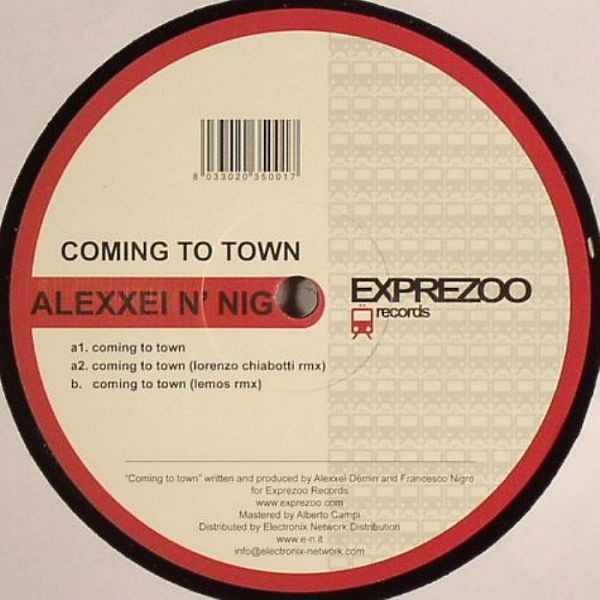 Alexxei & Nig - Coming To Town - Vinyl Record 12" image 1