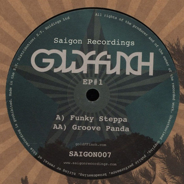 goldFFinch - Funky Steppa / Groove Panda (EP#1) - Vinyl Record 12" image 1