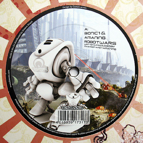 Bionic1 - Robotwars / Crawlers - Vinyl Record 12" image 1