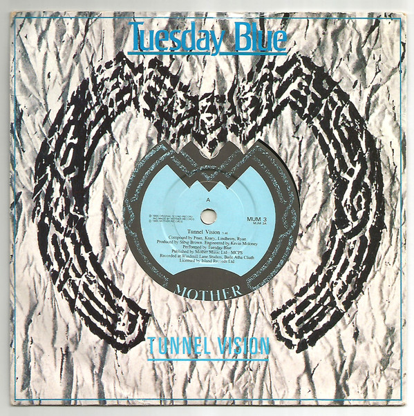Tuesday Blue - Tunnel Vision - Used Vinyl Record 7" image 1