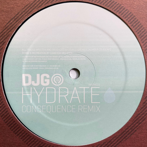 DJG - Hydrate - Vinyl Record 12" image 1