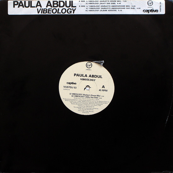 Paula Abdul - Vibeology - Used Vinyl Record 12" image 1