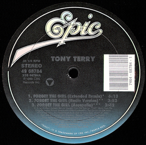 Tony Terry - Forget The Girl - Vinyl Record 12" image 1
