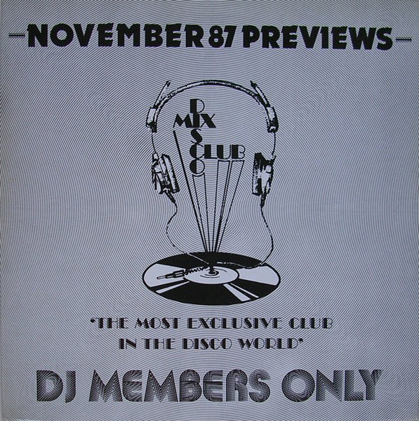 Various - November 87 Previews - Used Vinyl Record image 1
