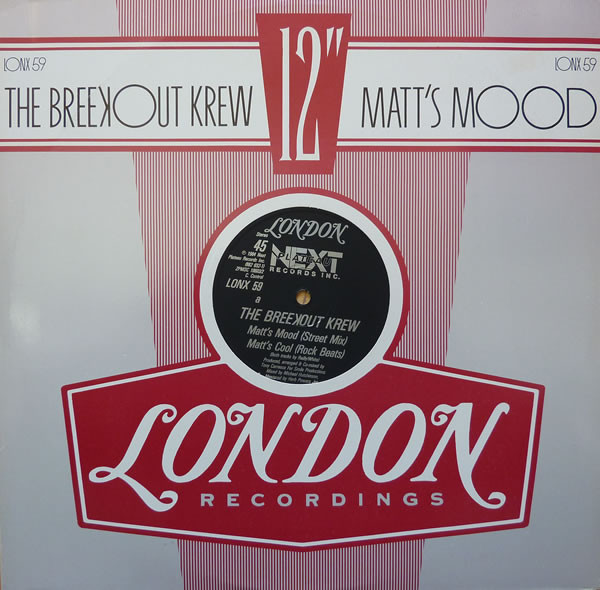 Breekout Krew - Matt's Mood - Used Vinyl Record 12" image 1