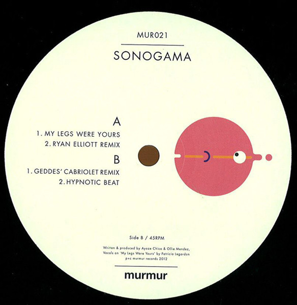 Sonogama - My Legs Were Yours EP - Vinyl Record 12" image 1