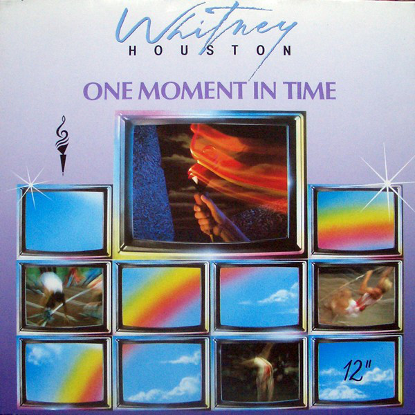 Whitney Houston - One Moment In Time - Used Vinyl Record 12" image 1