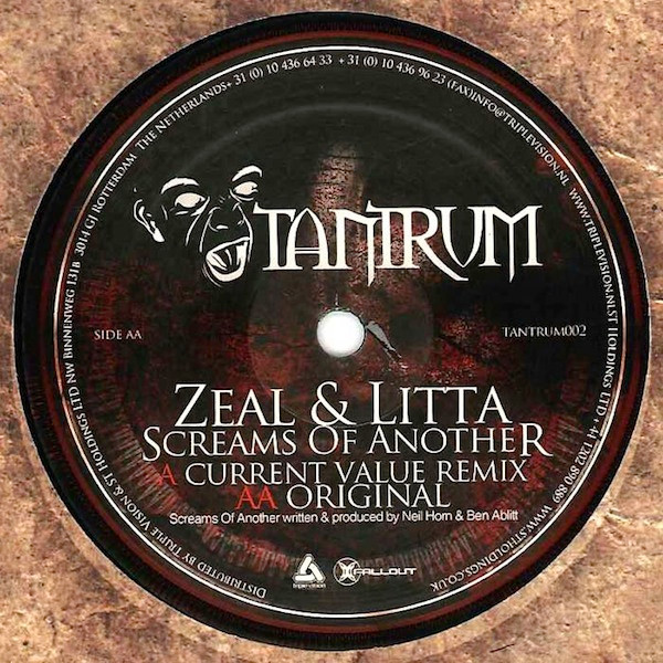 Zeal & Litta - Screams Of Another - Vinyl Record 12" image 1