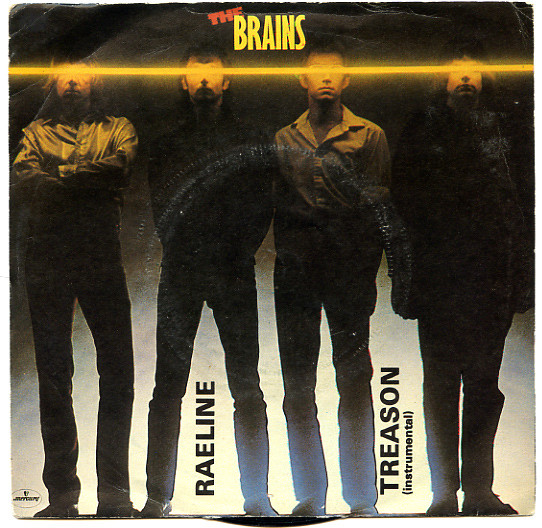 Brains - Raeline / Treason (Instrumental) - Used Vinyl Record 7" image 1