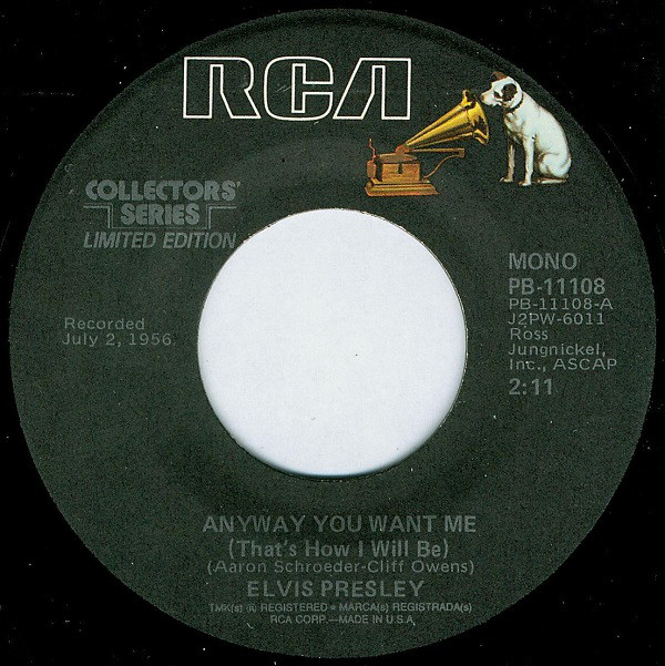 Elvis Presley - Any Way You Want Me (That's How I'll Be) / Love Me Tend image 1
