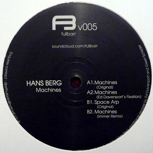 Hans Berg - Machines - Vinyl Record 12" image 1