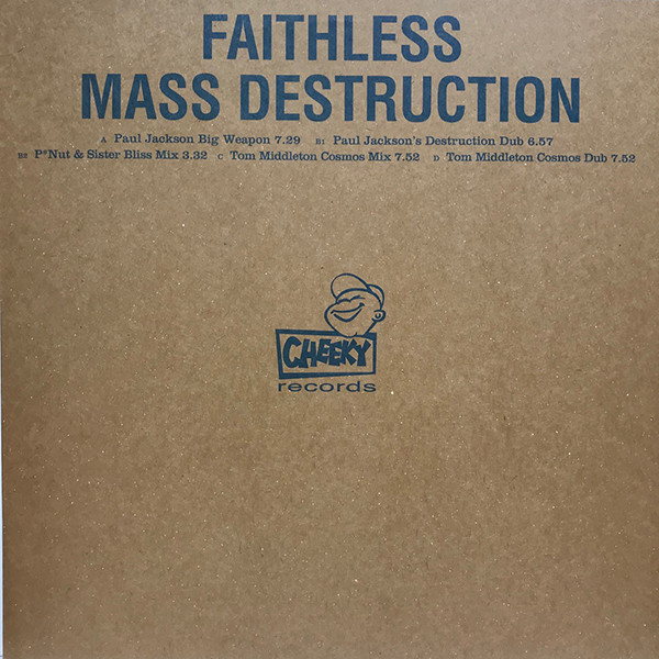 Faithless - Mass Destruction - Used Vinyl Record 12" image 1