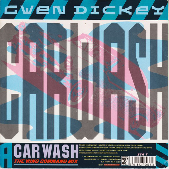 Gwen Dickey - Car Wash - Used Vinyl Record 7" image 1