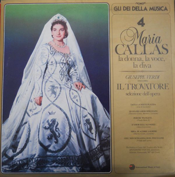 Maria Callas - Il Trovatore: Selezione Dell'Opera - Used Vinyl Record image 1