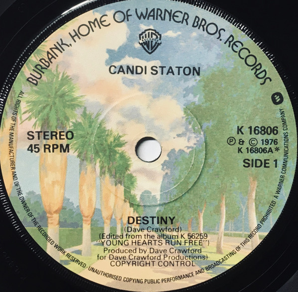 Candi Staton - Destiny - Used Vinyl Record 7" image 1