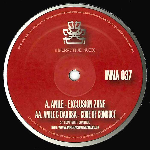 Anile - Exclusion Zone / Code Of Conduct - Vinyl Record 12" image 1