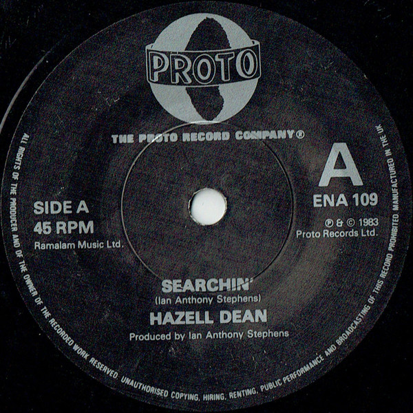 Hazell Dean - Searchin' - Used Vinyl Record 7" image 1