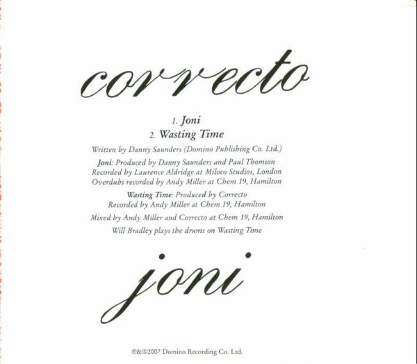 Correcto - Joni - Used CD image 1