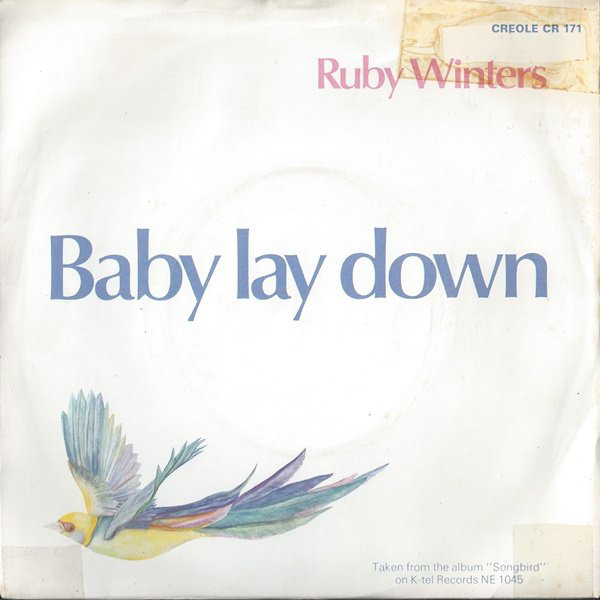 Ruby Winters - Baby Lay Down - Used Vinyl Record 7" image 1